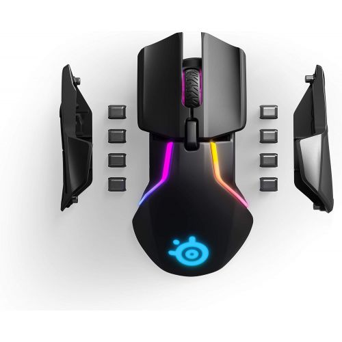  SteelSeries Rival 650 Quantum Wireless Gaming Mouse - Rapid Charging Battery - 12, 000 Cpi Truemove3+ Dual Optical Sensor - Low 0.5 Lift-Off Distance - 256 Weight Configurations -