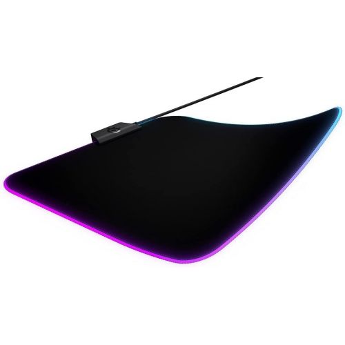  SteelSeries QcK Prism Cloth - Gaming Mouse Pad - 2 zones RGB lighting - Medium size