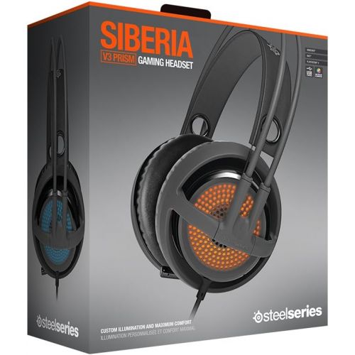  SteelSeries Siberia v3 Prism Gaming Headset-Cool Grey