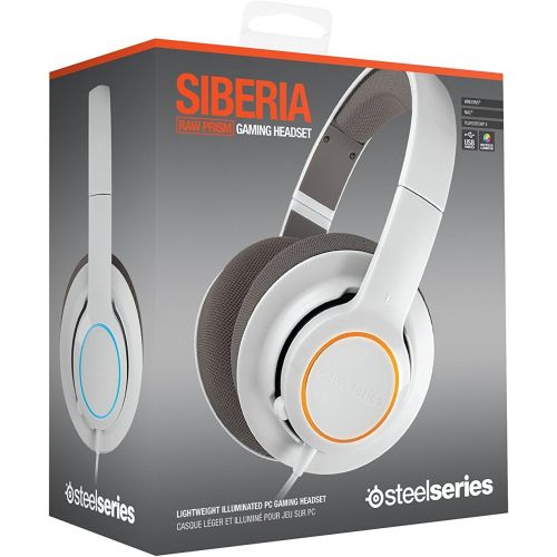  SteelSeries Siberia RAW Prism Gaming Headset, White