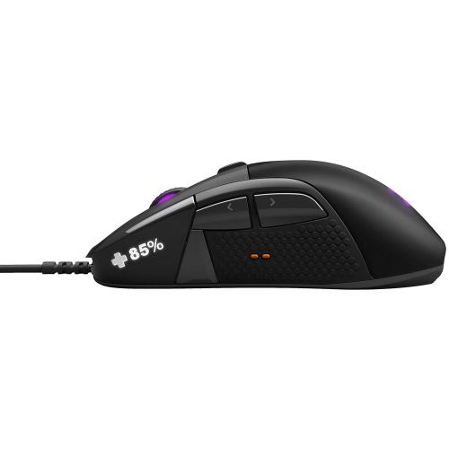  SteelSeries Rival 710 Gaming Mouse - 16,000 CPI TrueMove3 Optical Sensor - OLED Display - Tactile Alerts - RGB Lighting