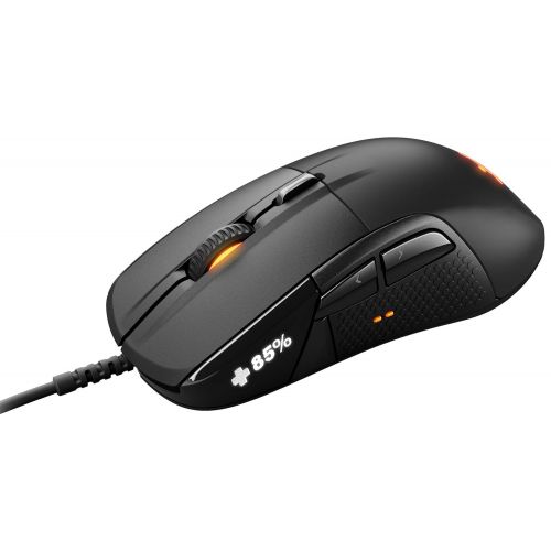  SteelSeries Rival 710 Gaming Mouse - 16,000 CPI TrueMove3 Optical Sensor - OLED Display - Tactile Alerts - RGB Lighting