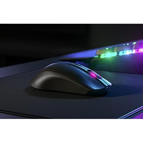  SteelSeries Rival 3 Wireless Gaming Mouse - 400+ Hour Battery Life - Dual Wireless 2.4 GHz and Bluetooth 5.0-60 Million Clicks - 18,000 CPI TrueMove Air Optical Sensor (62521)