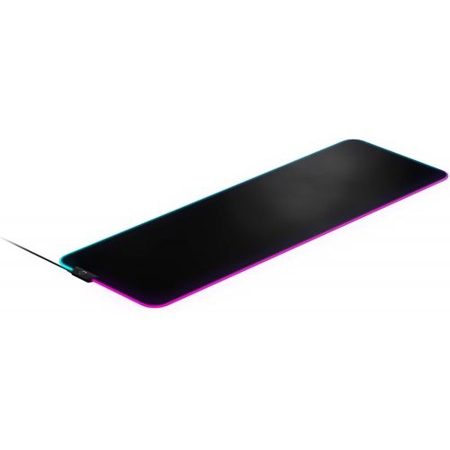  SteelSeries QcK Prism Cloth - Gaming Mouse Pad - 2 zones RGB lighting - Real time event lighting - Size XL