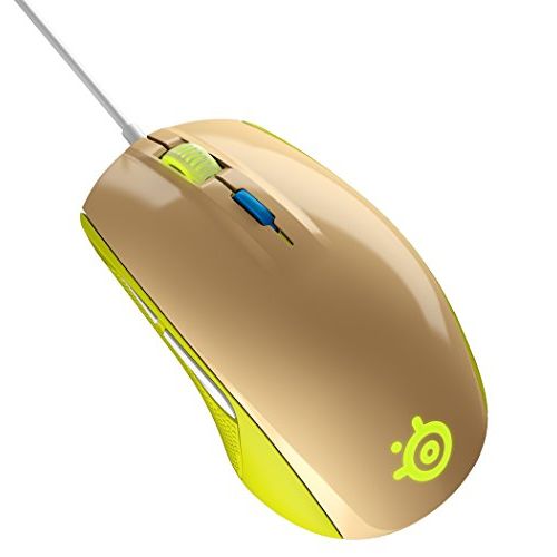  SteelSeries Rival 100, Optical Gaming Mouse - Gaia Green