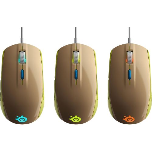  SteelSeries Rival 100, Optical Gaming Mouse - Gaia Green