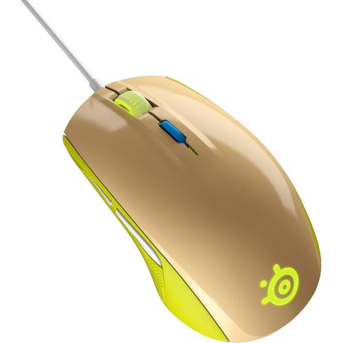  SteelSeries Rival 100, Optical Gaming Mouse - Gaia Green