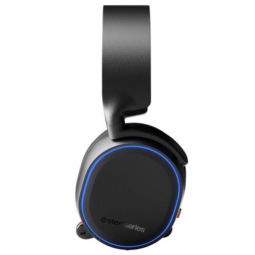  SteelSeries Arctis 5 - Gaming Headset - RGB Illumination - DTS Headphone:X v2.0 Surround for PC and PlayStation 4 - Black [2019 Edition]