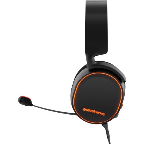  SteelSeries Arctis 5 RGB Illuminated Gaming Headset - Black (Discontinued by Manufacturer)