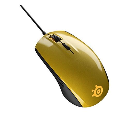  SteelSeries Rival 100, Optical Gaming Mouse - Alchemy Gold