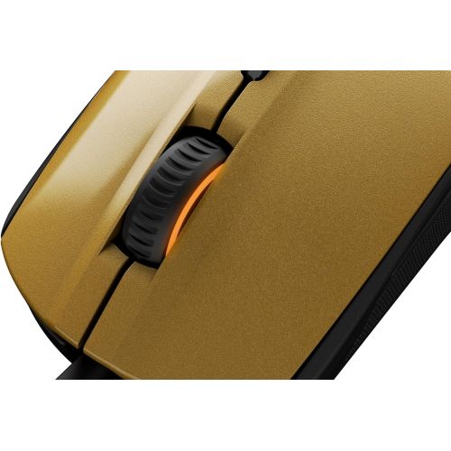  SteelSeries Rival 100, Optical Gaming Mouse - Alchemy Gold