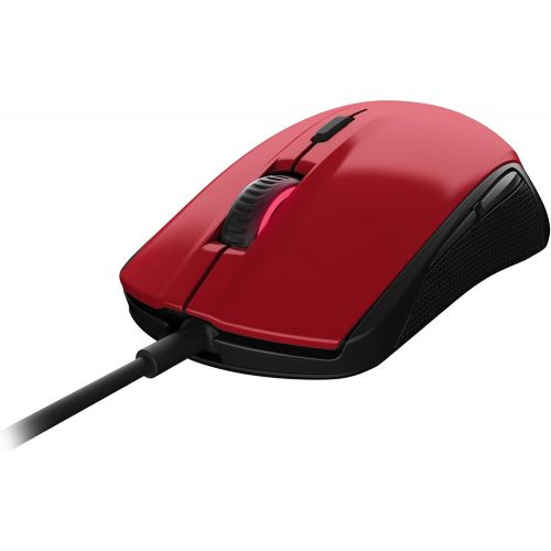  SteelSeries Rival 100, Optical Gaming Mouse - Forged Red