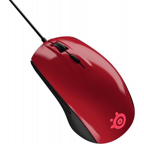  SteelSeries Rival 100, Optical Gaming Mouse - Forged Red