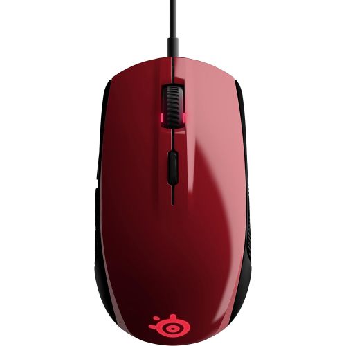  SteelSeries Rival 100, Optical Gaming Mouse - Forged Red