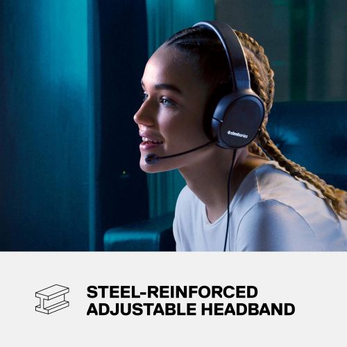  [아마존베스트]SteelSeries Arctis 1 Wired Gaming Headset  Detachable Clearcast Microphone  Lightweight Steel-Reinforced Headband  for PC, PS4, Xbox, Nintendo Switch and Lite, Mobile