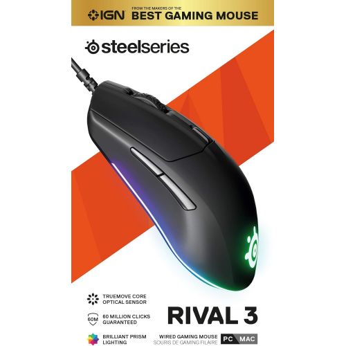  [아마존베스트]SteelSeries Gaming Mouse - Truemove Core Optical Sensor