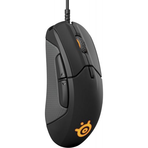  [아마존베스트]SteelSeries Rival 310, optical gaming mouse, RGB lighting, 6 buttons, rubber side handles, built-in memory, black color