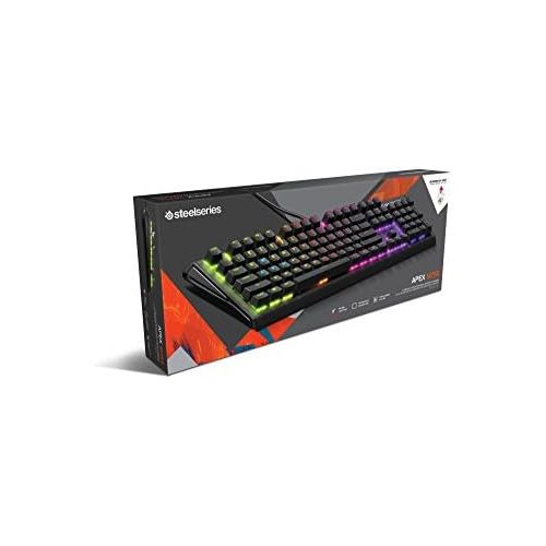  [아마존베스트]SteelSeries Apex M750 Mechanical Gaming Keyboard (RGB Illumination per Button, 6 Macro Keys, German QWERTZ Layout)