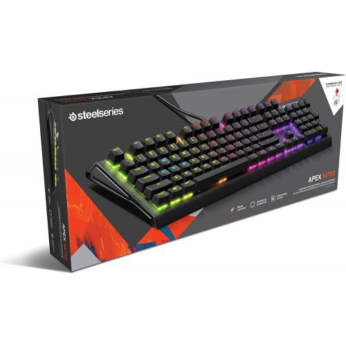  [아마존베스트]SteelSeries Apex M750 Mechanical Gaming Keyboard (RGB Illumination per Button, 6 Macro Keys, German QWERTZ Layout)