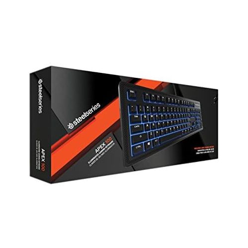  [아마존베스트]SteelSeries Apex Gaming Keyboard Mechanical 6Macro KeysGerman Keyboard Layout], black