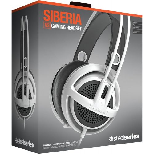  SteelSeries Siberia v3 Comfortable Gaming Headset - White