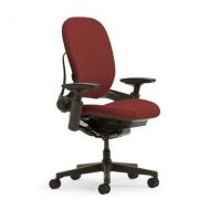 Steelcase Leap Plus Office Chair - Tomato with Black Base