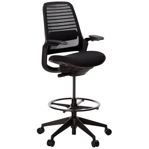  Steelcase 435B00 Series 1 Office Stool Licorice