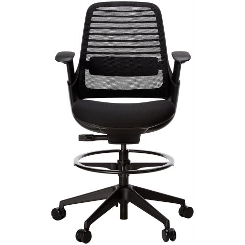  Steelcase 435B00 Series 1 Office Stool Licorice