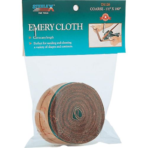  [아마존베스트]Steelex D1126 60 Grit 1-1/2 by 15-Feet Emery Cloth Roll