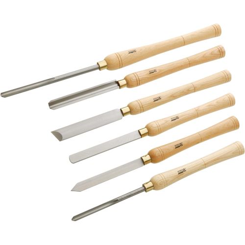  Steelex Plus D2304 Deluxe HSS Lathe Chisel Set, 6-Piece