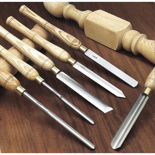  Steelex Plus D2304 Deluxe HSS Lathe Chisel Set, 6-Piece