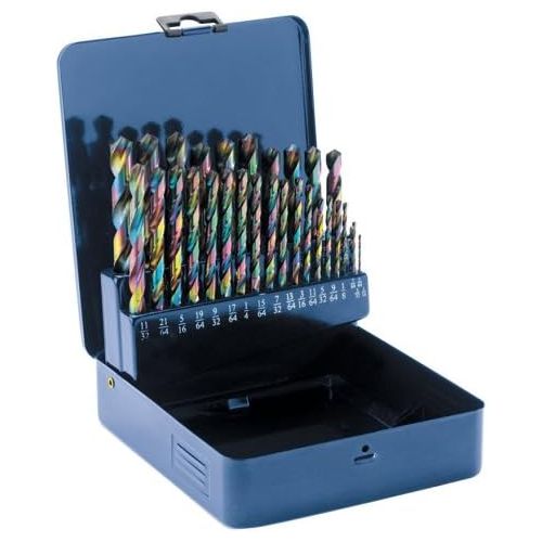  Steelex Plus D2140 116-12-Inch Cobalt Drill Set, 29-Piece