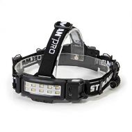 Steelman Pro Slim Profile Rechargeable LED Motion Activated Headlamp, 250-Lumen, 3 Brightness Settings, Illuminates up to 20 Meters, Removable Hard Hat Clips, Water-Resistant