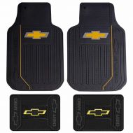 Steering U.A.A. INC. Chevy Chevrolet Gold Bowtie Logo Elite Series Front & Rear Car Truck SUV Seat