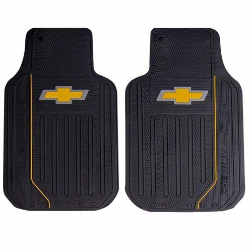  Steering U.A.A. INC. Chevy Chevrolet Gold Bowtie Logo Elite Series Front & Rear Car Truck SUV Seat