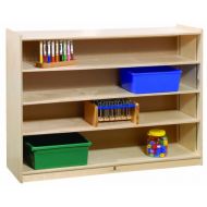 Steffy Wood Products, Inc. Steffy Wood Products Mobile Adjustable Shelf Storage