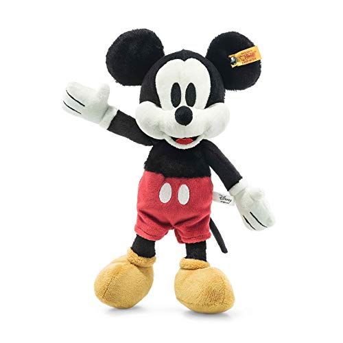  Steiff Disney Soft Cuddly Friends Mickey Mouse 12, Premium Stuffed Animal, Multi Color