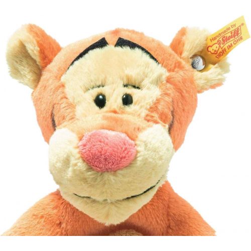  Steiff Disney Soft Cuddly Friends Tigger 12, Premium Stuffed Animal, Orange/Beige