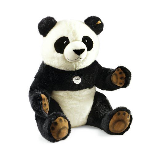  Steiff Pummy Panda, BlackWhite, 31