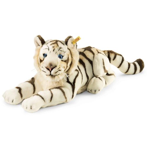  Steiff Bharat The White Tiger, Striped White, 18