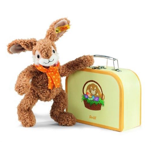  Steiff Jolly Dangling Rabbit in Suitcase