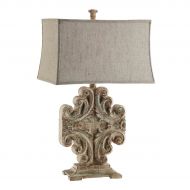 Stein World 90037 Vintage Scroll Table Lamp, 30 x 18 x 13