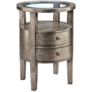 Stein World Furniture Lucan Accent Table, Pewter Metallic