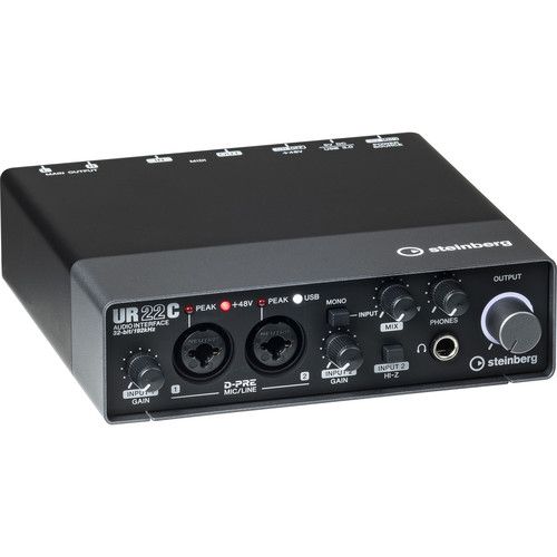  Steinberg UR22C 2x2 USB Gen 3.1 Audio Interface