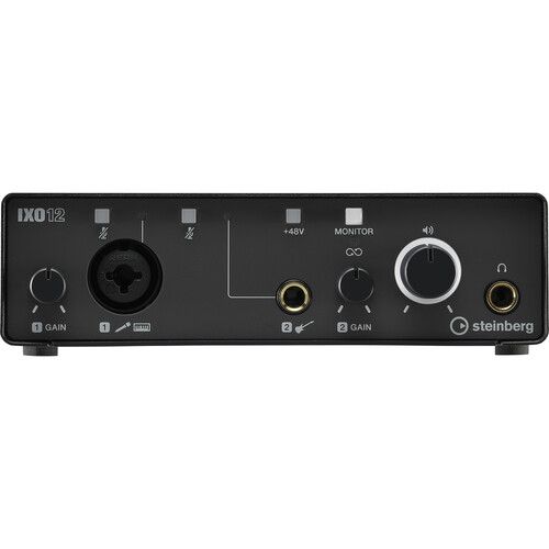  Steinberg IXO12 USB-C Audio Interface (Black)