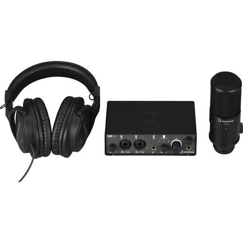  Steinberg IXO22 USB-C Audio Interface Recording Pack (Black)