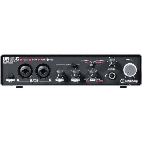  Steinberg UR24C 2x4 USB 3.0 Audio Interface with Cubase AI and Cubasis LE