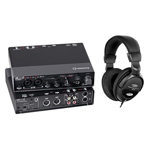  [아마존베스트]Steinberg UR24C USB Audio Interface Set (UR24C USB 3.0 Audio Interface with Cubase Software Package Including Headphones)