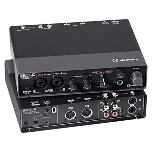  [아마존베스트]Steinberg UR24C USB Audio Interface Set (UR24C USB 3.0 Audio Interface with Cubase Software Package Including Headphones)