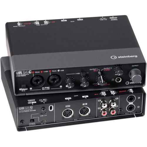  [아마존베스트]Steinberg UR24C USB Audio Interface Set (UR24C USB 3.0 Audio Interface with Cubase Software Package Including Headphones)